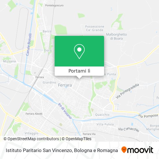 Mappa Istituto Paritario San Vincenzo