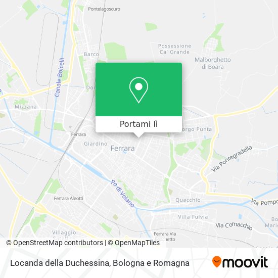 Mappa Locanda della Duchessina