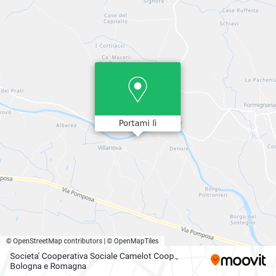 Mappa Societa' Cooperativa Sociale Camelot Coop.