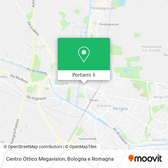 Mappa Centro Ottico Megavision