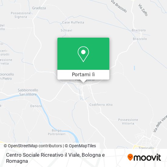 Mappa Centro Sociale Ricreativo il Viale
