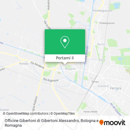 Mappa Officine Gibertoni di Gibertoni Alessandro