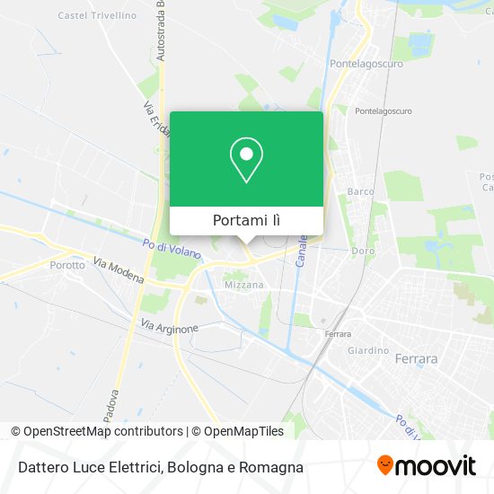 Mappa Dattero Luce Elettrici