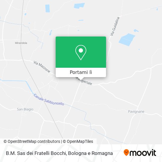 Mappa B.M. Sas dei Fratelli Bocchi