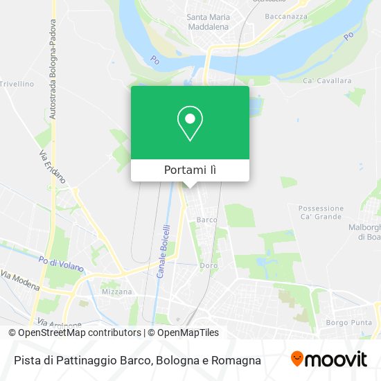 Mappa Pista di Pattinaggio Barco