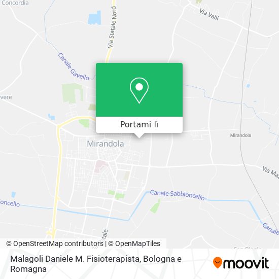 Mappa Malagoli Daniele M. Fisioterapista