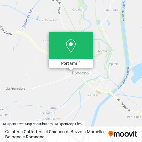 Mappa Gelateria Caffetteria il Chiosco di Buzzola Marcello
