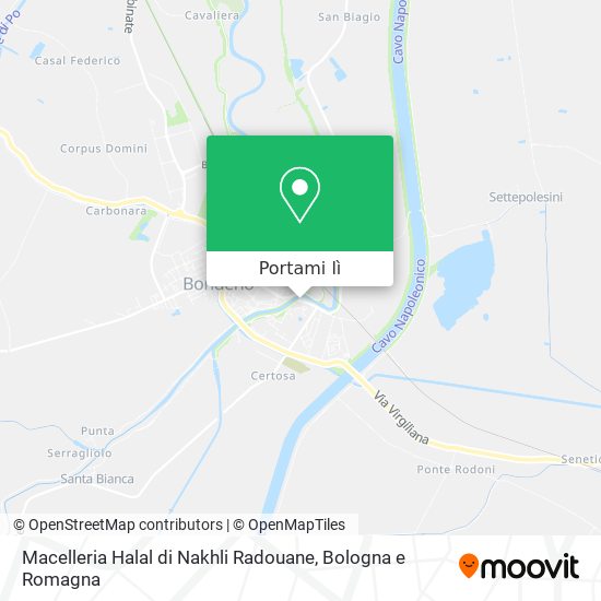Mappa Macelleria Halal di Nakhli Radouane