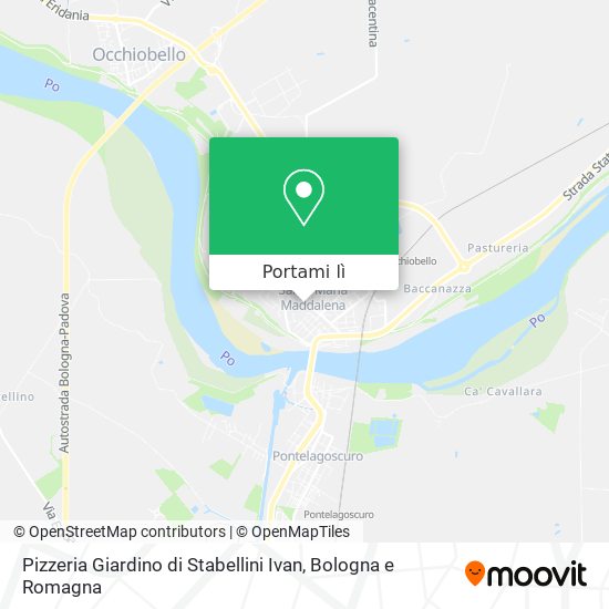 Mappa Pizzeria Giardino di Stabellini Ivan