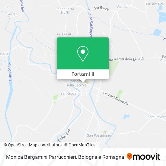 Mappa Monica Bergamini Parrucchieri