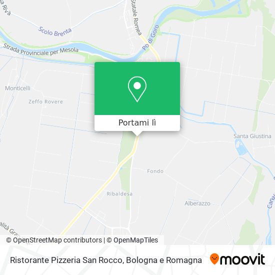 Mappa Ristorante Pizzeria San Rocco