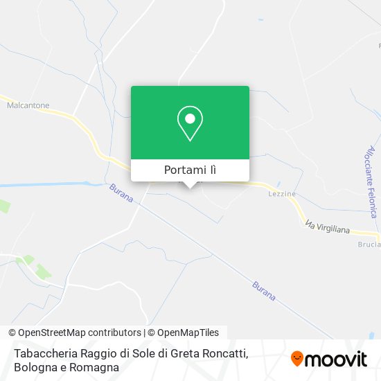 Mappa Tabaccheria Raggio di Sole di Greta Roncatti