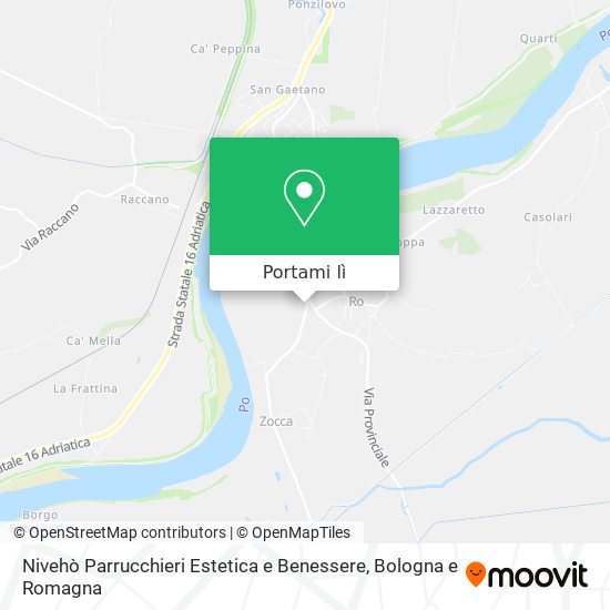Mappa Nivehò Parrucchieri Estetica e Benessere