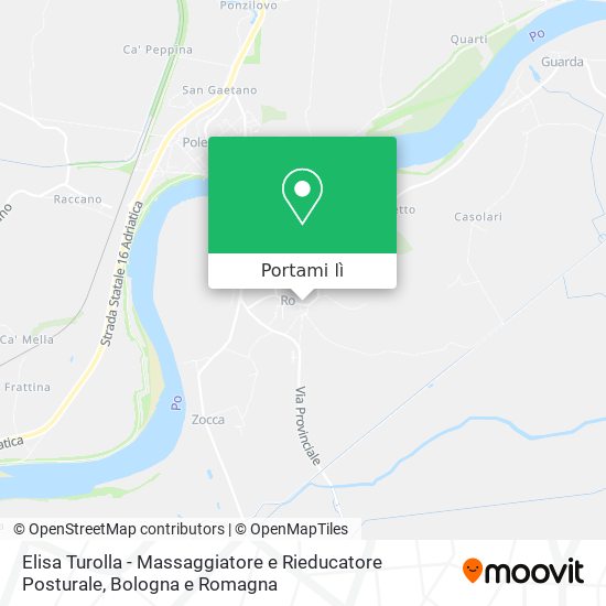 Mappa Elisa Turolla - Massaggiatore e Rieducatore Posturale