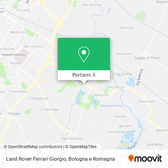 Mappa Land Rover Ferrari Giorgio