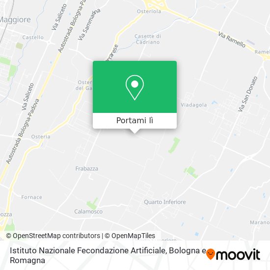 Mappa Istituto Nazionale Fecondazione Artificiale