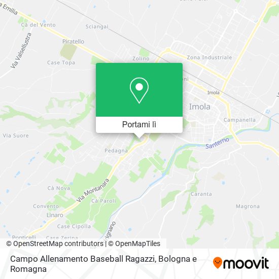 Mappa Campo Allenamento Baseball Ragazzi