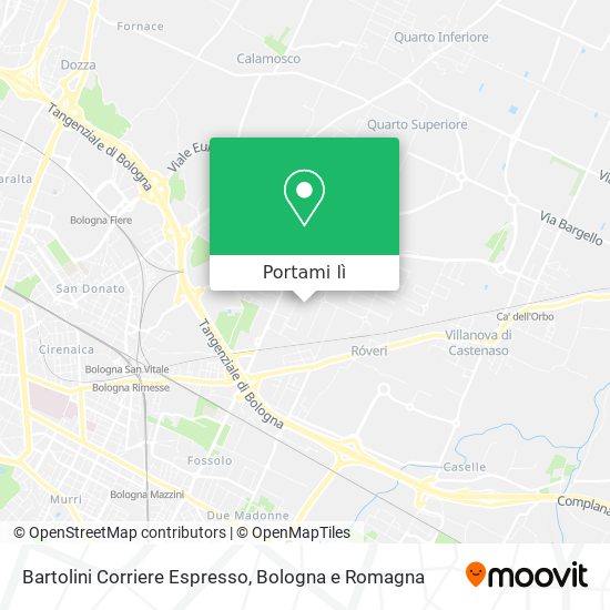 Mappa Bartolini Corriere Espresso