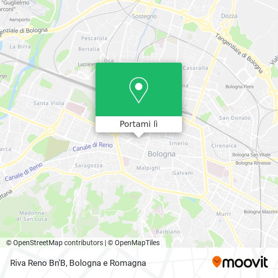 Mappa Riva Reno Bn'B