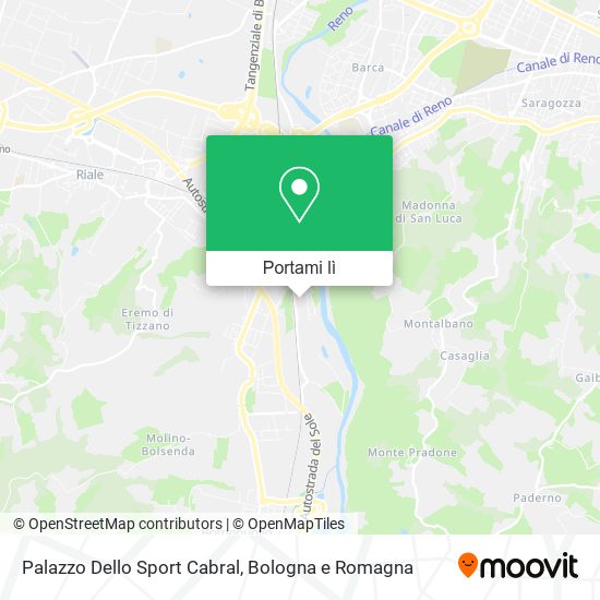 Mappa Palazzo Dello Sport Cabral