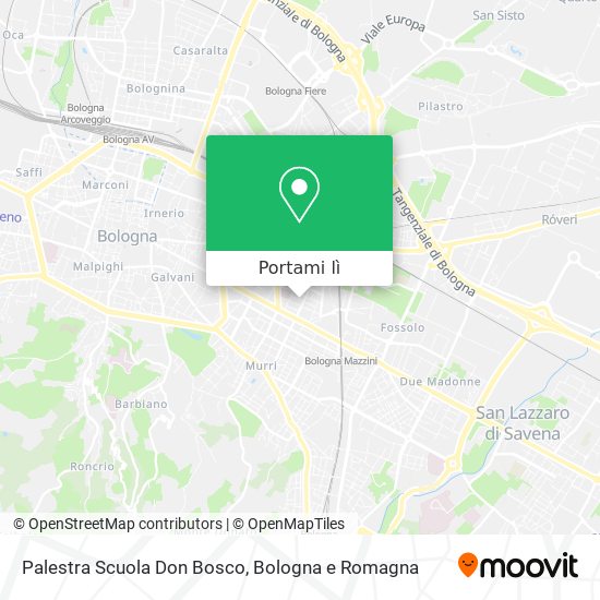 Mappa Palestra Scuola Don Bosco