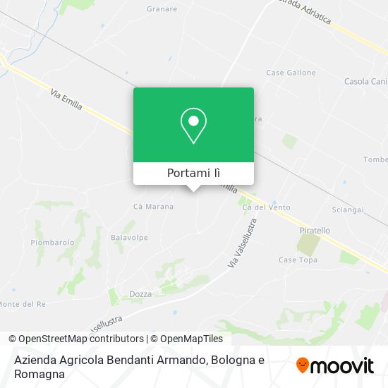 Mappa Azienda Agricola Bendanti Armando