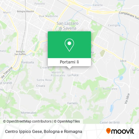 Mappa Centro Ippico Gese