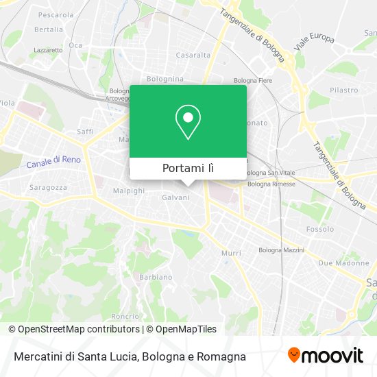 Mappa Mercatini di Santa Lucia