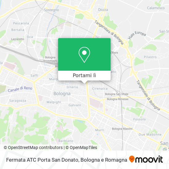 Mappa Fermata ATC Porta San Donato