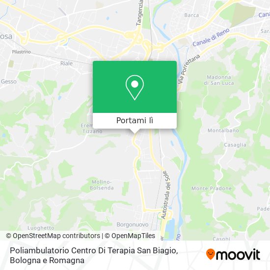 Mappa Poliambulatorio Centro Di Terapia San Biagio