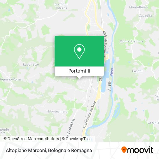 Mappa Altopiano Marconi