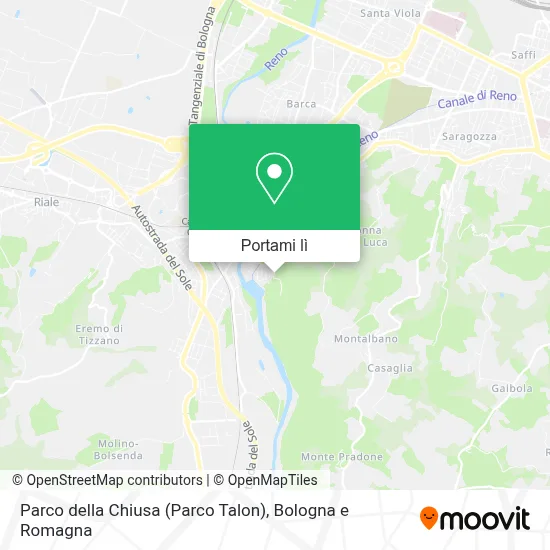 Mappa Parco della Chiusa (Parco Talon)