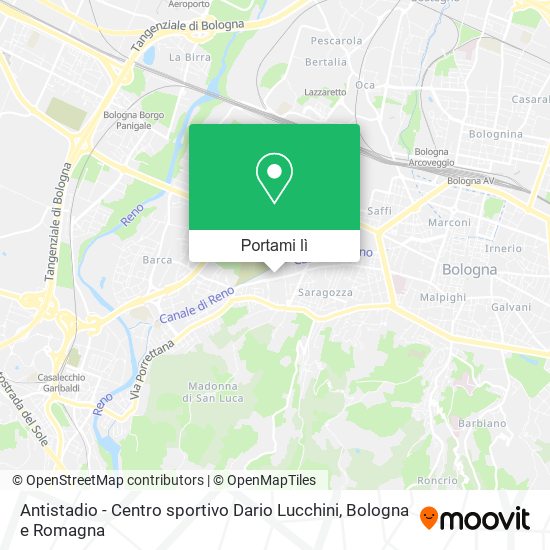 Mappa Antistadio - Centro sportivo Dario Lucchini