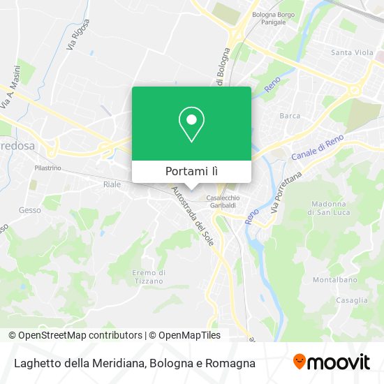 Mappa Laghetto della Meridiana