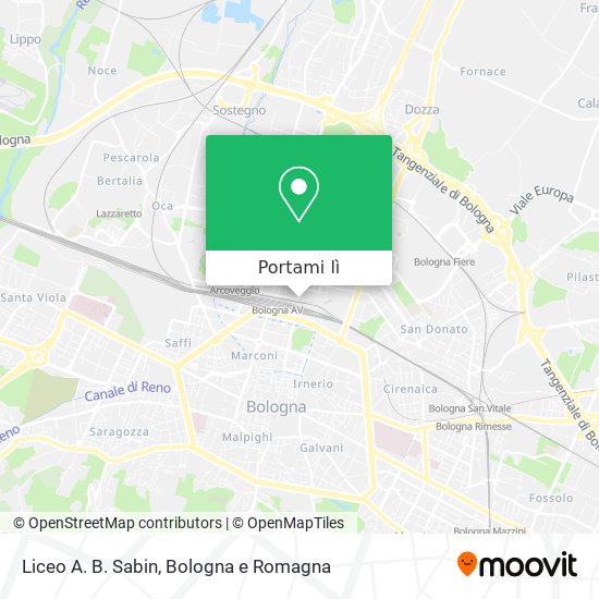 Mappa Liceo A. B. Sabin