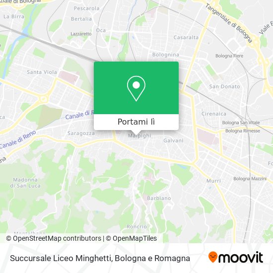 Mappa Succursale Liceo Minghetti