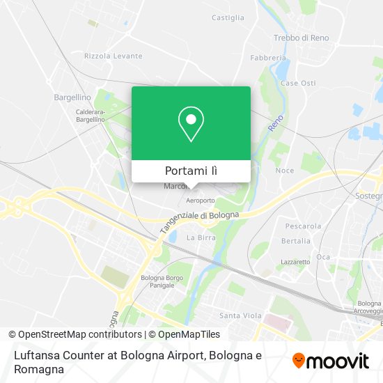 Mappa Luftansa Counter at Bologna Airport