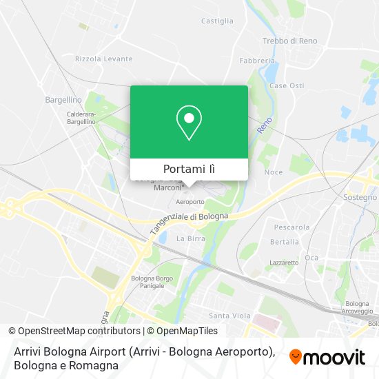 Mappa Arrivi Bologna Airport (Arrivi - Bologna Aeroporto)