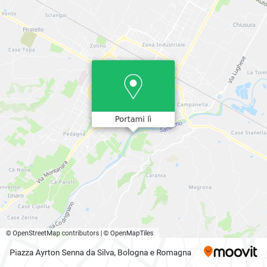 Mappa Piazza Ayrton Senna da Silva