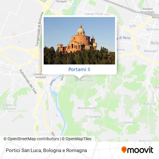 Mappa Portici San Luca