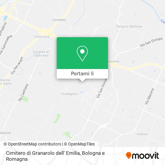 Mappa Cimitero di Granarolo dell' Emilia