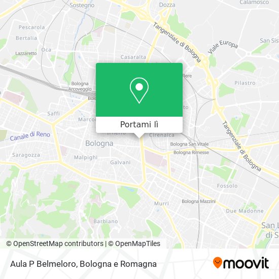 Mappa Aula P Belmeloro