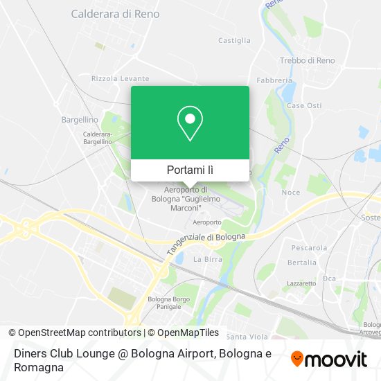Mappa Diners Club Lounge @ Bologna Airport