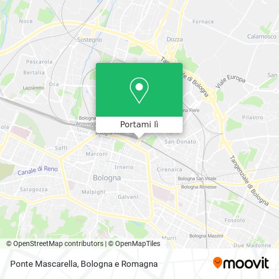 Mappa Ponte Mascarella