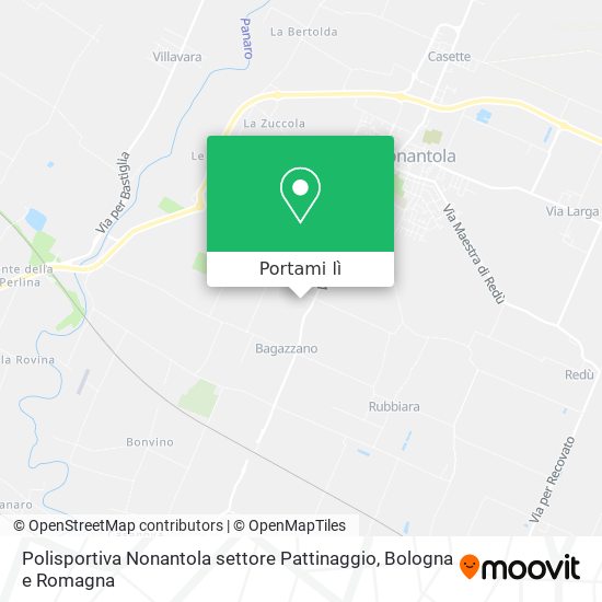 Mappa Polisportiva Nonantola settore Pattinaggio