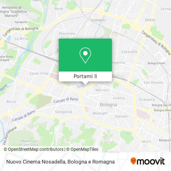 Mappa Nuovo Cinema Nosadella