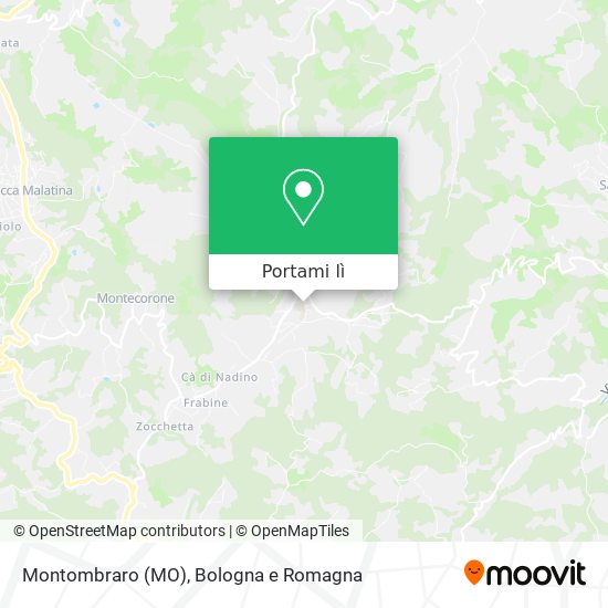 Mappa Montombraro (MO)
