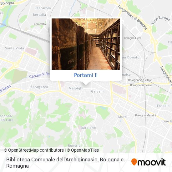 Mappa Biblioteca Comunale dell'Archiginnasio