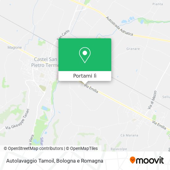 Mappa Autolavaggio Tamoil