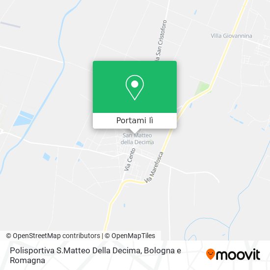 Mappa Polisportiva S.Matteo Della Decima